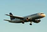 Lufthansa A 320-211 D-AIPP Starnberg kurz vor der Landung in ...