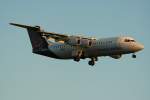Brussels Airlines Avro Regjet RJ100 OO-DWI kurz vor der Landung ...
