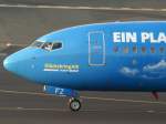 dusseldorf-dus TUIfly, D-AHFZ 'Gl�cksbringAir', Boeing, 737-800 wl (Bug/Nose), 13.11.2011, DUS-EDDL, D�sseldorf, Germany 
