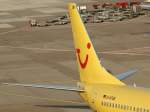 dusseldorf-dus TUIfly, D-ATUB, Boeing, 737-800 wl (Seitenleitwerk/Tail), 13.11.2011, DUS-EDDL, D�sseldorf, Germany 
