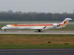 dusseldorf-dus Air Nostrum, EC-LJS, Bombardier, CRJ-1000, 13.11.2011, DUS-EDDL, D�sseldorf, Germany 

