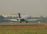 SAS MD 87 OY-KHU bei der Landung in Berlin-Tegel am ...