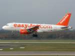 dusseldorf-dus EasyJet, G-EAZY, Airbus, A 319-100, 13.11.2011, DUS-EDDL, D�sseldorf, Germany 

