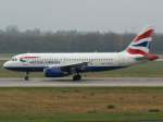dusseldorf-dus British Airways, G-EUPZ, Airbus, A 319-100, 13.11.2011, DUS-EDDL, D�sseldorf, Germany