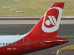 dusseldorf-dus Air Berlin (Belair), HB-IOR, Airbus, A 320-200 (Seitenleitwerk/Tail), 13.11.2011, DUS-EDDL, D�sseldorf, Germany
 
