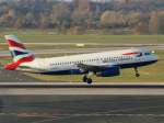 dusseldorf-dus British Airways, G-EUPY, Airbus, A 319-100, 13.11.2011, DUS-EDDL, D�sseldorf, Germany