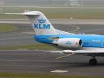 dusseldorf-dus KLM cityhopper, PH-KZS, Fokker, 70 (Seitenleitwerk/Tail), 13.11.2011, DUS-EDDL, D�sseldorf, Germany