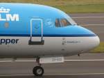 dusseldorf-dus KLM cityhopper, PH-KZS, Fokker, 70 (Bug/Nose), 13.11.2011, DUS-EDDL, D�sseldorf, Germany