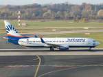 dusseldorf-dus SunExpress, TC-SNN (neue SE-Lackierung), Boeing, 737-800 wl, 13.11.2011, DUS-EDDL, D�sseldorf, Germany