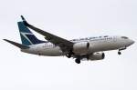 WestJet, C-FXWJ, Boeing, B737-7CT, ...  Kurt Greul 13.01.2012