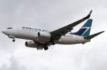 WestJet, C-GWCN, Boeing, B737-7CT, ...  Kurt Greul 14.01.2012