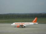 Easyjet Easyjet in K�ln Bonn Airport am Zielflughafen.(24.04.2008)