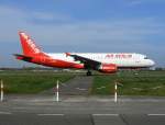 Air Berlin A 320-214 D-ABDS auf dem Weg zum Start ...