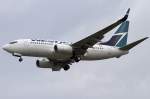 WestJet, C-GWJT, Boeing, B737-7CT, ...  Kurt Greul 16.01.2012