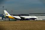 zurich-zrh Monarch Airlines, Airbus A330-243, G-SMAN. Ein Gast zum Check bei der Werft am Flughafen. 29.1.2008