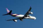 zurich-zrh Thai Airways International, HS-TNC, Airbus A340-642. Noch ein Nachschuss des l�ngsten A340 und man kann an diesem kalten, aber sch�nen Sonnentag zufrieden nach Hause fahren. 29.1.2008 