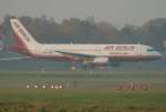 Air Berlin(Belair) A 320-214 HB-IOS kurz vor dem Start in ...