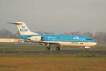 KLM Cityhopper Fokker 70 ...  Frank Maczkowicz 15.02.2012