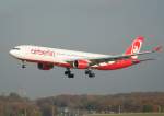 Air Berlin A 330-322 D-AERK kurz vor der Landung in ...