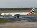 Emirates, A6-EMX, Boeing, 777-300, ...  Wolfgang Kleuser 23.02.2012