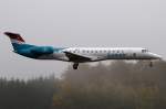 Luxair, LX-LGI, Embraer, ERJ-145, ...  Kurt Greul 28.02.2012