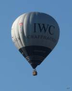 Heissluftballon �ber Schaffhausen am ...  Hp. Teutschmann 03.03.2012