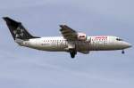 Swiss, HB-IYV, BAe, ARJ-100, ...  Kurt Greul 16.03.2012