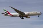 Emirates Airlines, A6-EWE, Boeing, ...  Kurt Greul 16.03.2012