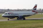 British Airways,G-EUPH,(c/n 1225),Airbus A319-131,28.03.2012,HAM-EDDH,Hamburg,Germany ...  Henryk Konrad 29.03.2012