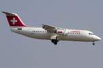 Swiss, HB-IXQ, BAe, ARJ-100, ...  Kurt Greul 01.04.2012