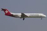 Helvetic Airways, HB-JVF, Fokker, ...  Kurt Greul 04.04.2012