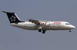 Swiss, HB-IYV, BAe, ARJ-100, ...  Kurt Greul 05.04.2012