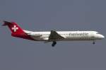 Helvetic Airways, HB-JVE, Fokker, ...  Kurt Greul 06.04.2012