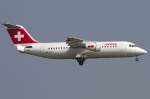 Swiss, HB-IXT, BAe, ARJ-100, ...  Kurt Greul 07.04.2012