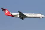Helvetic Airways, HB-JVG, Fokker, ...  Kurt Greul 09.04.2012