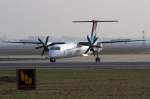 Luxair, LX-LGA, deHavilland, DHC-8Q-402, ...  Kurt Greul 18.04.2012
