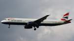 British Airways,G-EUXF,(c/n2324),Airbus A321-231,22.04.2012,HAM-EDDH,Hamburg,Germany  ...  Henryk Konrad 23.04.2012
