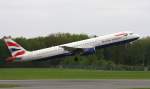 British Airways,G-EUXG,(c/n2351),Airbus A321-231,06.05.2012,HAM-EDDH,Hamburg,Germany  ...  Henryk Konrad 08.05.2012