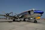 ILA Douglas DC-6B von 1958. Die Maschine geh�rt jetzt auch zum Red Bull Flying Team, Insbruck. Foto: ILA 2008, 30.05.2008