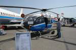 ILA D-HFHS. Eurocopter EC 135 FHS. Der Hubschrauber ist ein Versuchstr�ger f�r die Steuerung �ber Lichtwellenleiter, Experimental-Computer, Messinstrumente mit Datenaufzeichnung und Datensendungen vom Hubschrauber zur Bodenstation und auch zur�ck. Foto: ILA 2008, 30.05.2008 