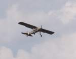 sonstige Propellerflugzeug EA ML Anfang der 90er Jahre bei einer Flugschau in Friedrichshafen.