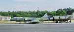 F-104 G Starfighter der Bundesluftwaffe mit angedocktem Abluftkanal. (Lenkt die ...