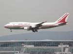 Eine Boeing 747-400 der ...  Andreas Mack 15.08.2008
