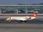 Ein SWISS Embraer ERJ-145 ...  Andreas Mack 23.08.2008