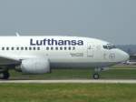 Boeing 737-500 Bad Segeberg der Lufthansa bei der Landung in ...