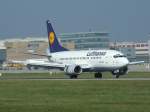 Boeing 737-500 Bad Segeberg der Lufthansa bei der Landung in ...