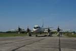 Eine Lockheed Orion P-3C am 25.07.2008 kurz nach dem Fly-in  ...