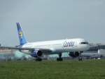 Condor Eine Boeing 757 der Condor beim Start in Stuttgart am 20.09.2008.
