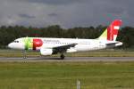 A319 21.9.08 Die Tap fliegt nach Porto viele denken sie fliegt nur bis Lissbaon aber das ist nur ein Zwischenstop auf ihrer Reise.