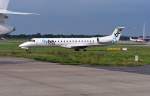 hamburg-ham 'flybe' Embraer ERJ-145 Regional Jet. Airport Hamburg am 11.09.2009